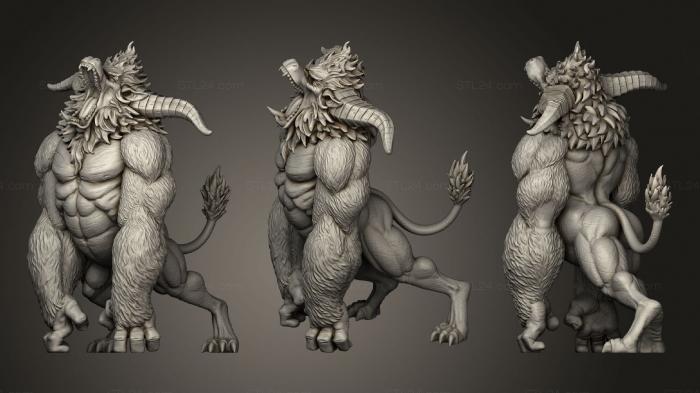 Figurines heroes, monsters and demons (Bullape, STKM_1932) 3D models for cnc